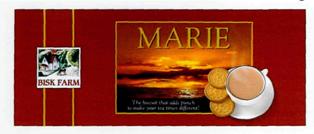 Marie, Bisk Farm (device) Device mark 2785096 Trademark