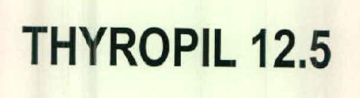 Thyropil 12.5 Device mark 2541395 Trademark