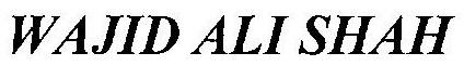Wajid Ali Shah Device mark 2955863 Trademark