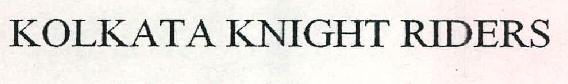 Kolkata Knight Riders Device mark 2384277 Trademark