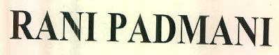 Rani Padmani Device mark 2689189 Trademark