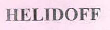 Helidoff Device mark 2445167 Trademark
