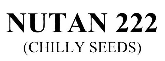 Nutan 222 (chilly Seeds) Device mark 2547620 Trademark