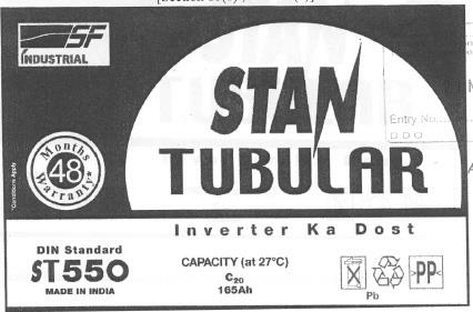 Stantubular St 550 Device mark 2237264 Trademark