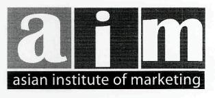 Aim, Asian Institute Of Marketing (label) Device mark 2770856 Trademark