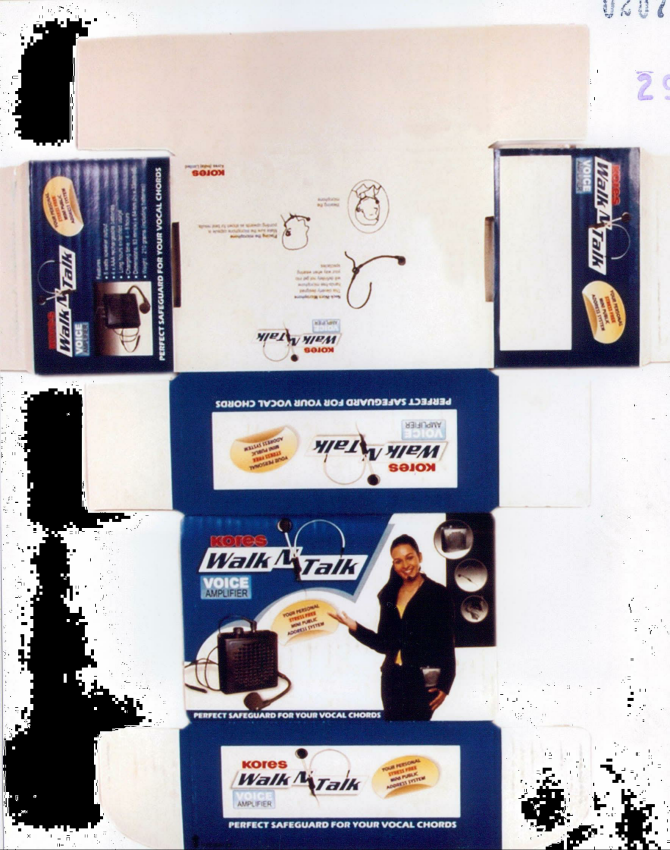 Kores Walk N Talk Device mark 2077153 Trademark