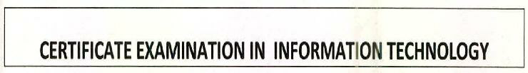 Certificate Examination In Information Technology Device mark 2595814 Trademark