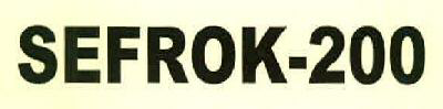 Sefrok-200 Device mark 2956014 Trademark