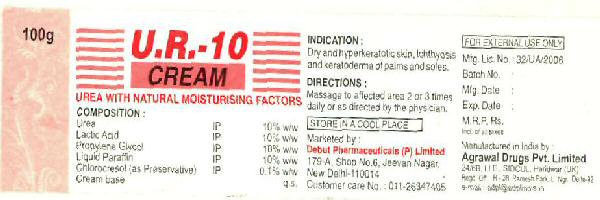U.r.-10 (label) Device mark 2439929 Trademark