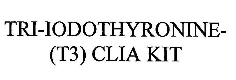 Tri-iodothyronine (t3) Clia Kit (logo) Device mark 2018788 Trademark