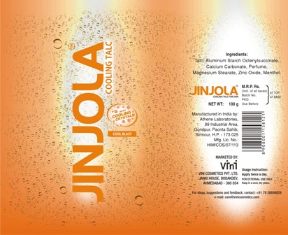 Jinjola Cooling Talc-cool Blast Device mark 2095408 Trademark