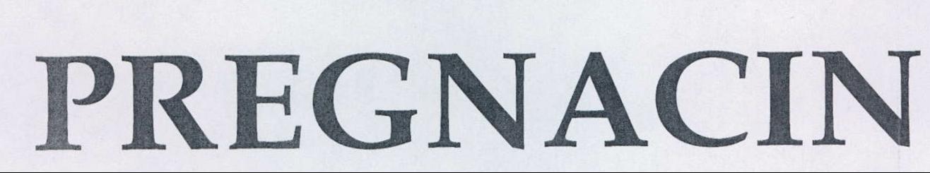 Pregnacin Device mark 2138799 Trademark