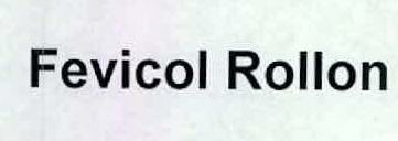 Fevicol Rollon Device mark 2346828 Trademark