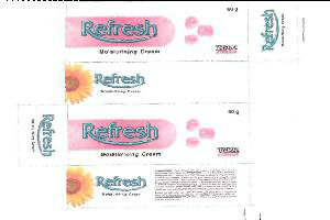 Refresh Moisturising Cream (logo) Device mark 2102260 Trademark