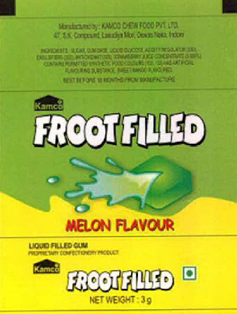 Kamco Froot Filled Device mark 2460055 Trademark