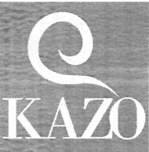 Kazo (label) Device mark 2134396 Trademark