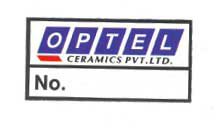 Optel Ceramics Pvt Ltd Device mark 2016046 Trademark