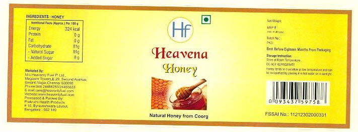 Hf Heavenly Honey Device mark 2484402 Trademark