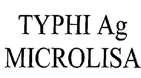 Typhi Ag Microlisa (device) Device mark 2491131 Trademark