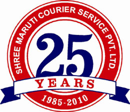 Shree Maruti Courier Services Pvt. Ltd, With 25 Years Device mark 2078223 Trademark