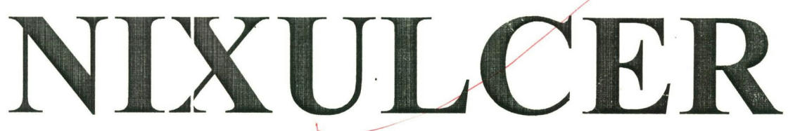 Nixulcer Device mark 2631213 Trademark