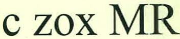 C Zox Mr Device mark 2614296 Trademark