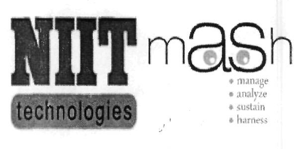 Niit Technologies Mash (logo) Device mark 2253240 Trademark
