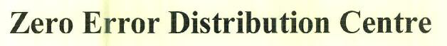 Zero Error Distribution Centre Device mark 2986710 Trademark