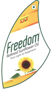 Rich In Vitamins A,d & E Freedom Refined Sunflower Oil Freedom To Eat, Freedom To Enjoy Device mark 2185421 Trademark