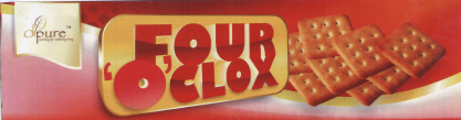 Four O Clox Device mark 2055291 Trademark