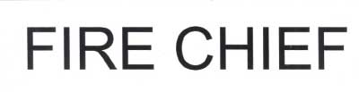 Fire Chief Device mark 2022244 Trademark