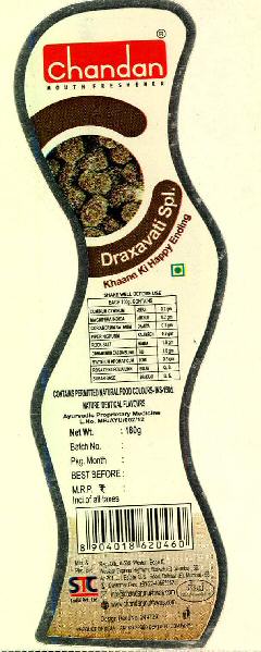 Chandan Mouth Freshener Draxavati Spl. Device mark 2834095 Trademark
