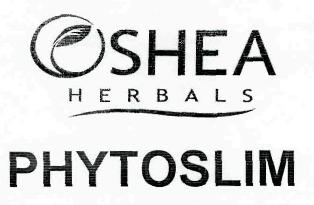Oshea Herbals Phytoslim Device mark 2458459 Trademark