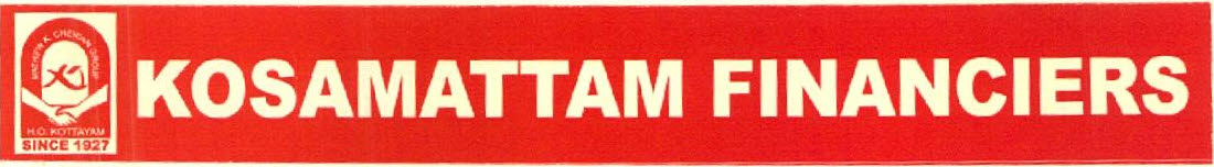 Kosamattam Financiers Device mark 2428177 Trademark