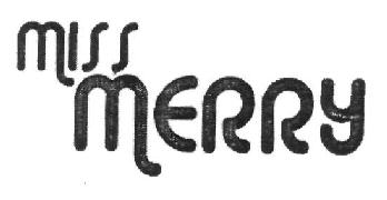 Miss Merry (device) Device mark 2649671 Trademark