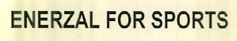 Enerzal For Sports Device mark 2514700 Trademark