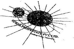 Surya Propestate Pvt.ltd. (label) Device mark 2106043 Trademark