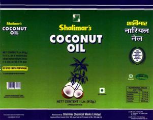 Shalimar's Coconut Oil, Device Of Coconut, Coconut Trees Device mark 2709586 Trademark