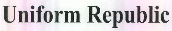 Uniform Republic Device mark 2893989 Trademark