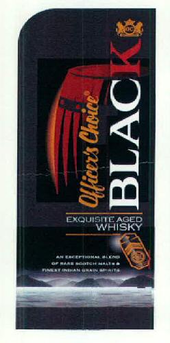 Officer's Choice Black Exquisite Aged Whisky Device mark 2962266 Trademark