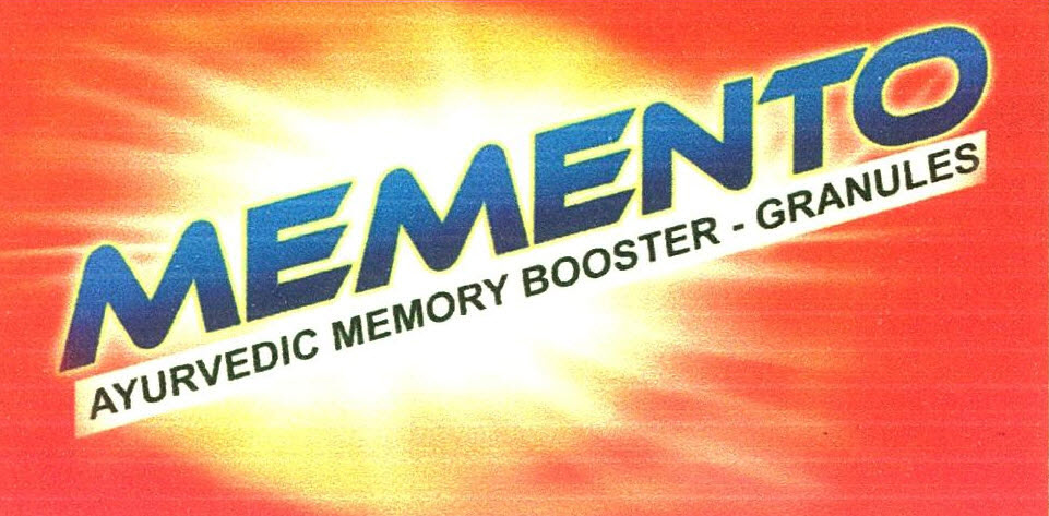 Memento Ayurvedic Memory Booster - Granules Device mark 2600990 Trademark