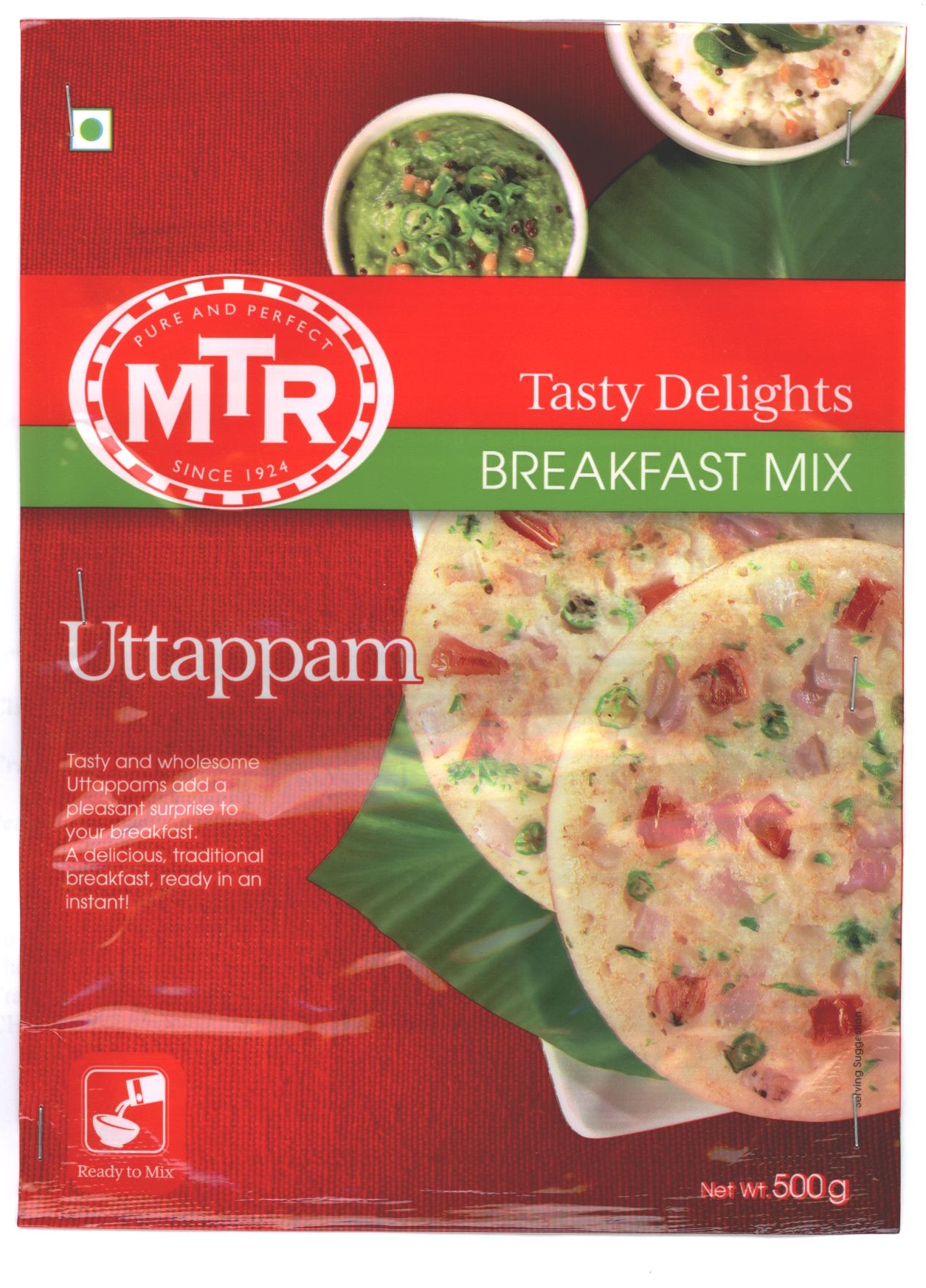 Mtr Tasty Delights Breakfast Mix Uttappam Device mark 2321112 Trademark