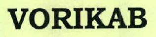 Vorikab Device mark 2353058 Trademark