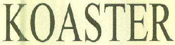 Koaster Device mark 2975051 Trademark