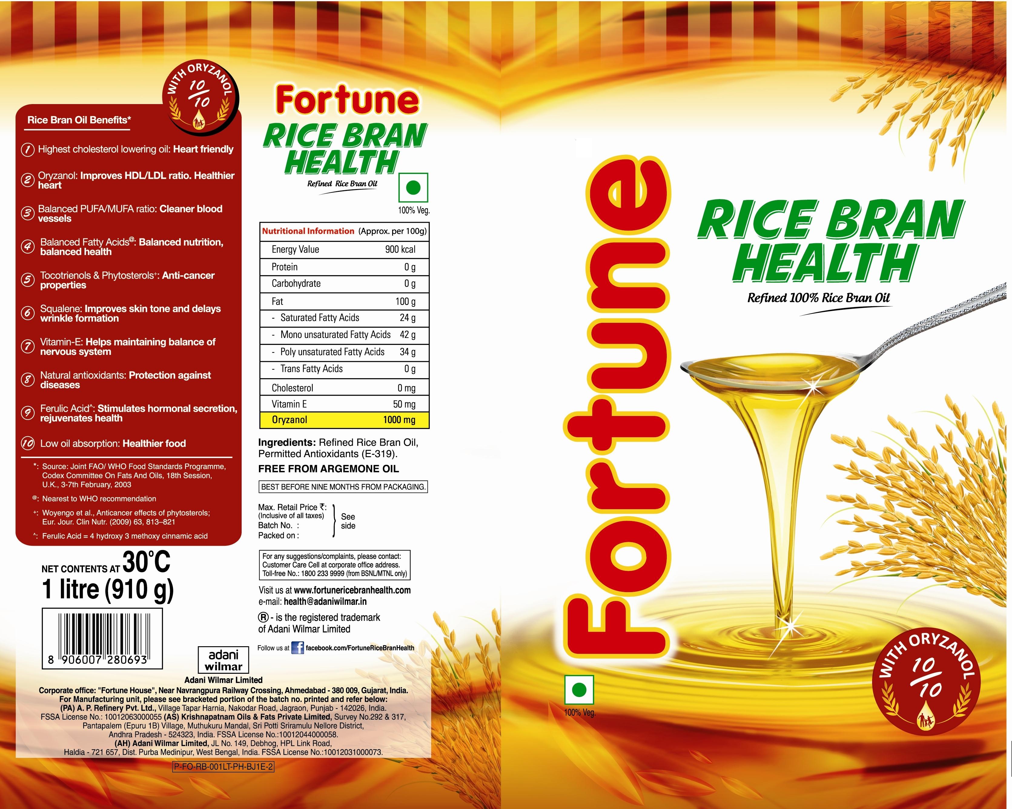 Fortune Rice Bran Health Device mark 2487564 Trademark