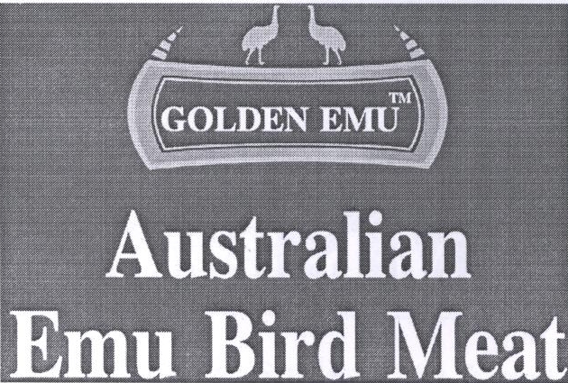 Golden Emu Australian Emu Bird Meat Device mark 2180072 Trademark