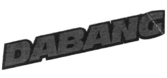 Dabang (device) Device mark 2512569 Trademark