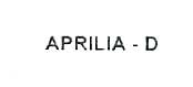 Aprilia-d Device mark 2120586 Trademark