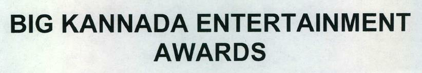 Big Kannada Entertainment Awards Device mark 2280885 Trademark