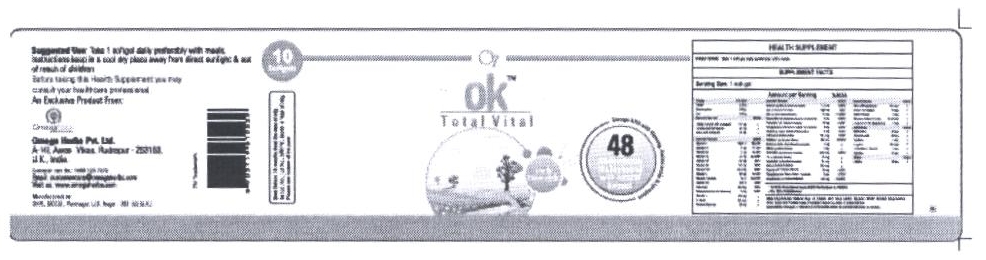 Ok Total Vital (device) Device mark 2383995 Trademark